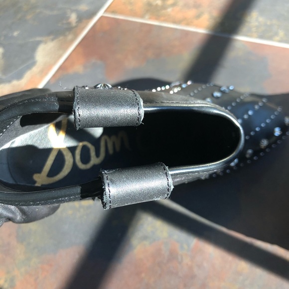 NWOB! Sam Edelman Black Leather Booties Sz. 5.5 - Picture 8 of 8